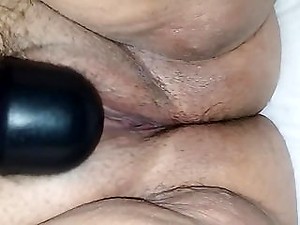 Wife orgasms using her wand. Comment for more.